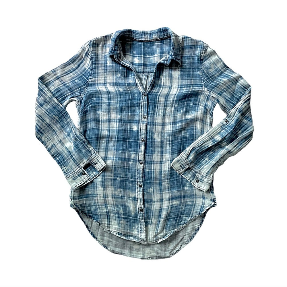 ✅SOLD✅ Vintage Surfer Plaid Button Up Shirt